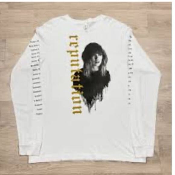 Taylor Swift Reputation Stadium Tour Long Sleeve Band Tee L - Picture 1 of 8